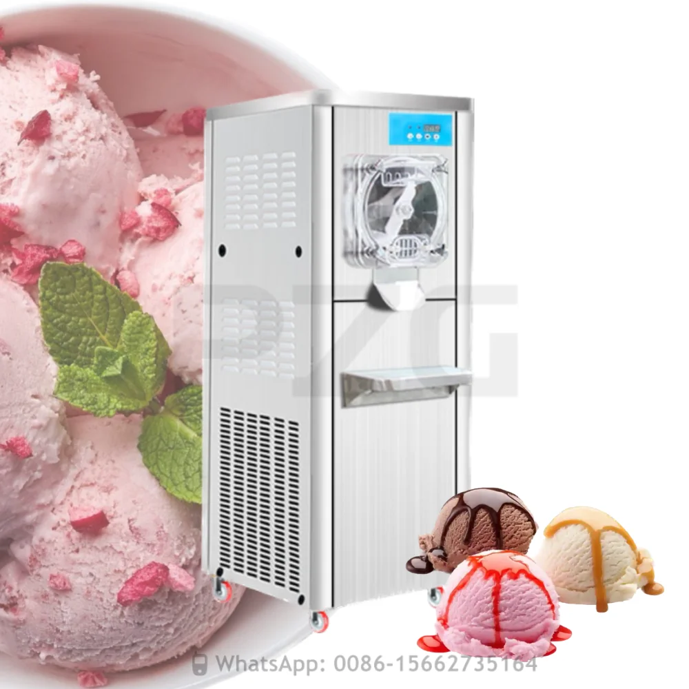 12-16L/H Italian Industry Commercial Big Hard Scoop Icecream Ice Cream Batch Make Machine