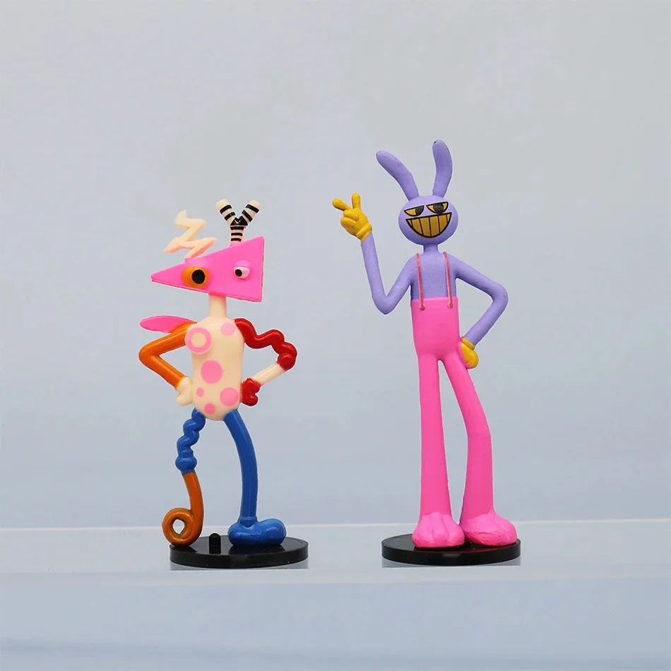 2026 8-teiliges Set Erstaunliche Zirkus-Digital-Anime-Figuren Ragatha/Jax/Pomni Actionfiguren Sammlerstück PVC-Modell Puppe Spielzeug Geburtstagsgeschenk – Detail 8