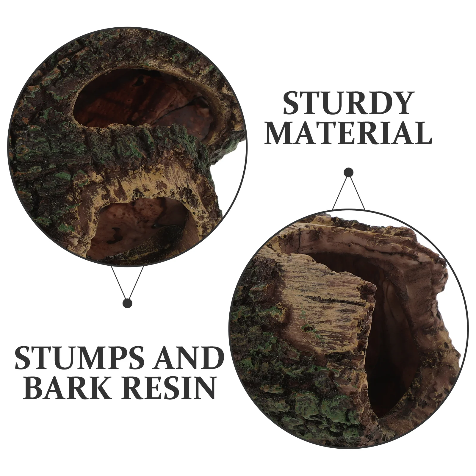 

Tree Hole Hideout For Fish Tank Resin Driftwood Aquarium Shelter Shrimp Cave Terrarium Decor Fish Tank Supplies