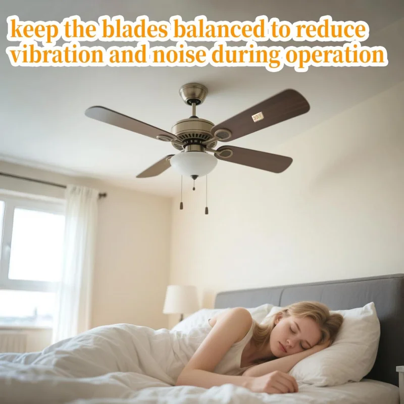 16 PCS Ceiling Fan Balancing Kit, 4 Set weight Balance , Include 4 Blades Clips and 12 Gold Self-