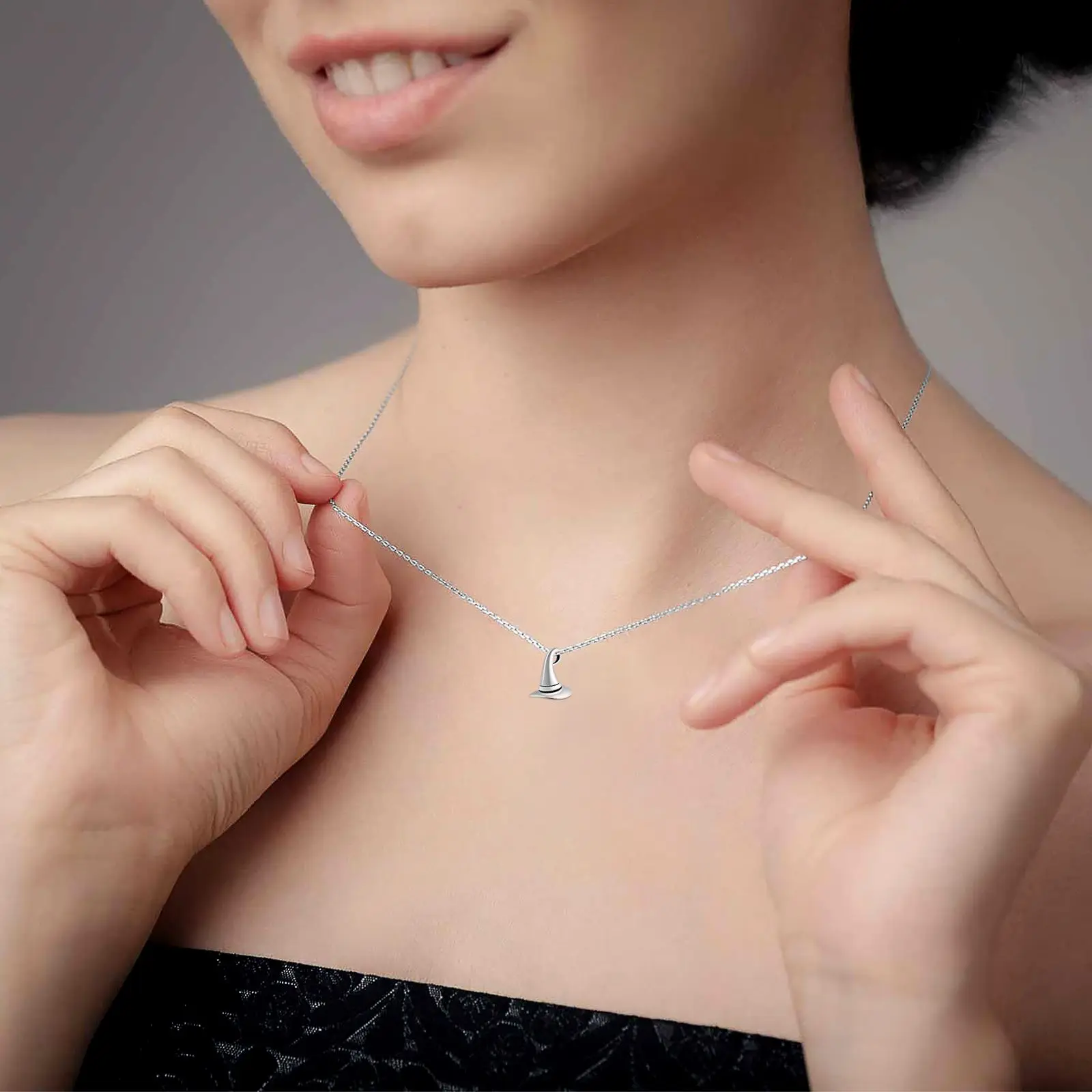 20 Pcs Witch Hat Charm DIY Necklace Accessories Halloween Jewelry Bracelet Making Pendant Pendants