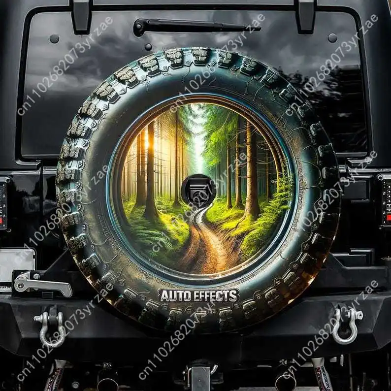 

Forest Various Models Spare Car Tire Cover Sand Dust Prevention Protect Wind Rain Tire Cover Sturdy Durable Tire Covers