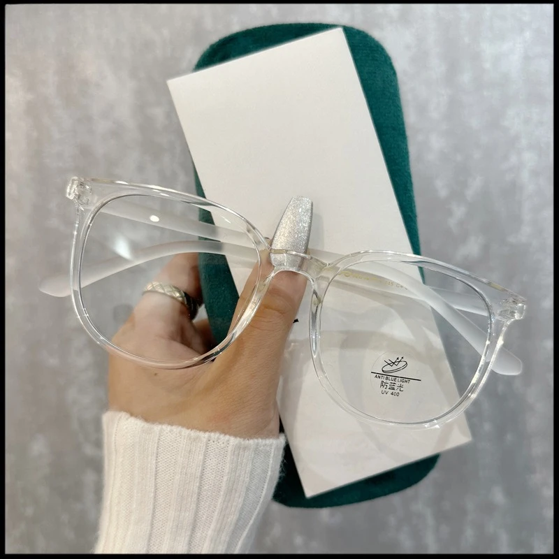 EYORA-gafas de lectura con curvas cuadradas TR, cara delgada, antiluz azul, para miopía e hipermetropía, gafas fotocromáticas graduadas