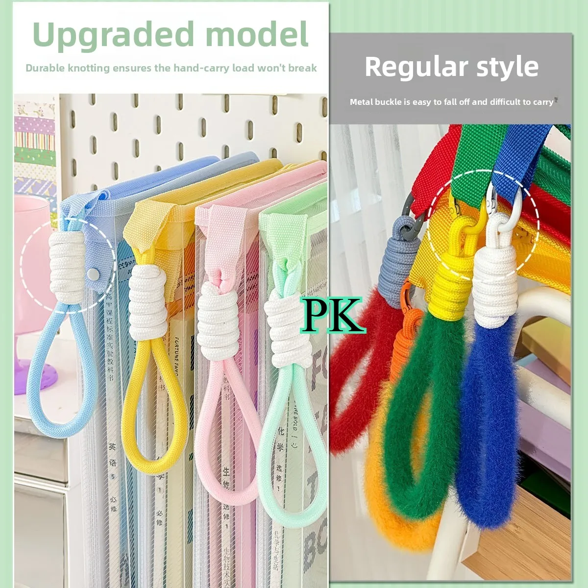 Carpeta de archivos transparente con cremallera para escuela de estudiantes, portapapeles de plástico de carcasa dura, bolsa de almacenamiento de papel de dibujos animados