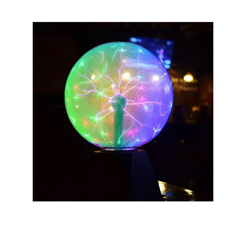 Voice controlled electrostatic ball, ion ball, electric light ball, magic ball, touch sensitive ball, plug-in magic lamp