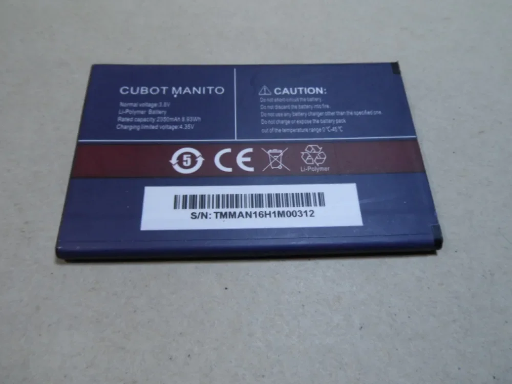 

CUBOT MANITO Battery High Quality Original 3.8V 2350MAH Replacement for Smart Phone