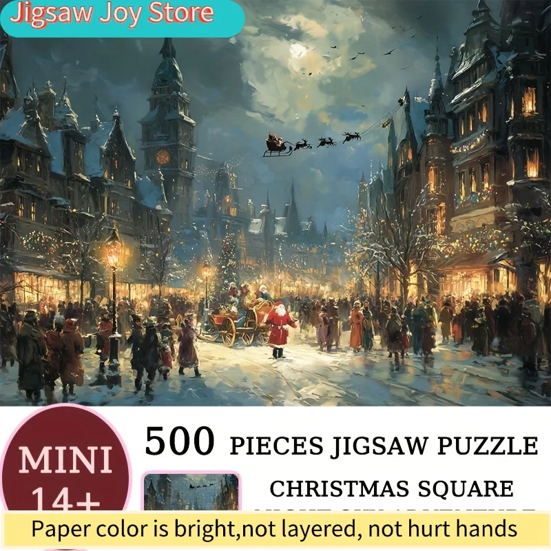 Un rompecabezas diseñado para adultos con una aventura nocturna en el cielo estrellado, perfecto para juegos de fiesta y actividades. Esto es encantador