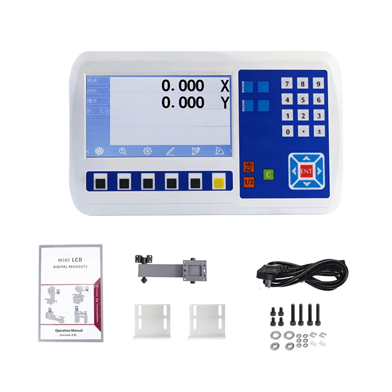 2 3 4 5 LCD DRO Set YH800-2V 3V 4V 5V 11 Languages Digital Readout Kit Linear Scales 5U 5V TTL for Lathe Mill CNC Machines