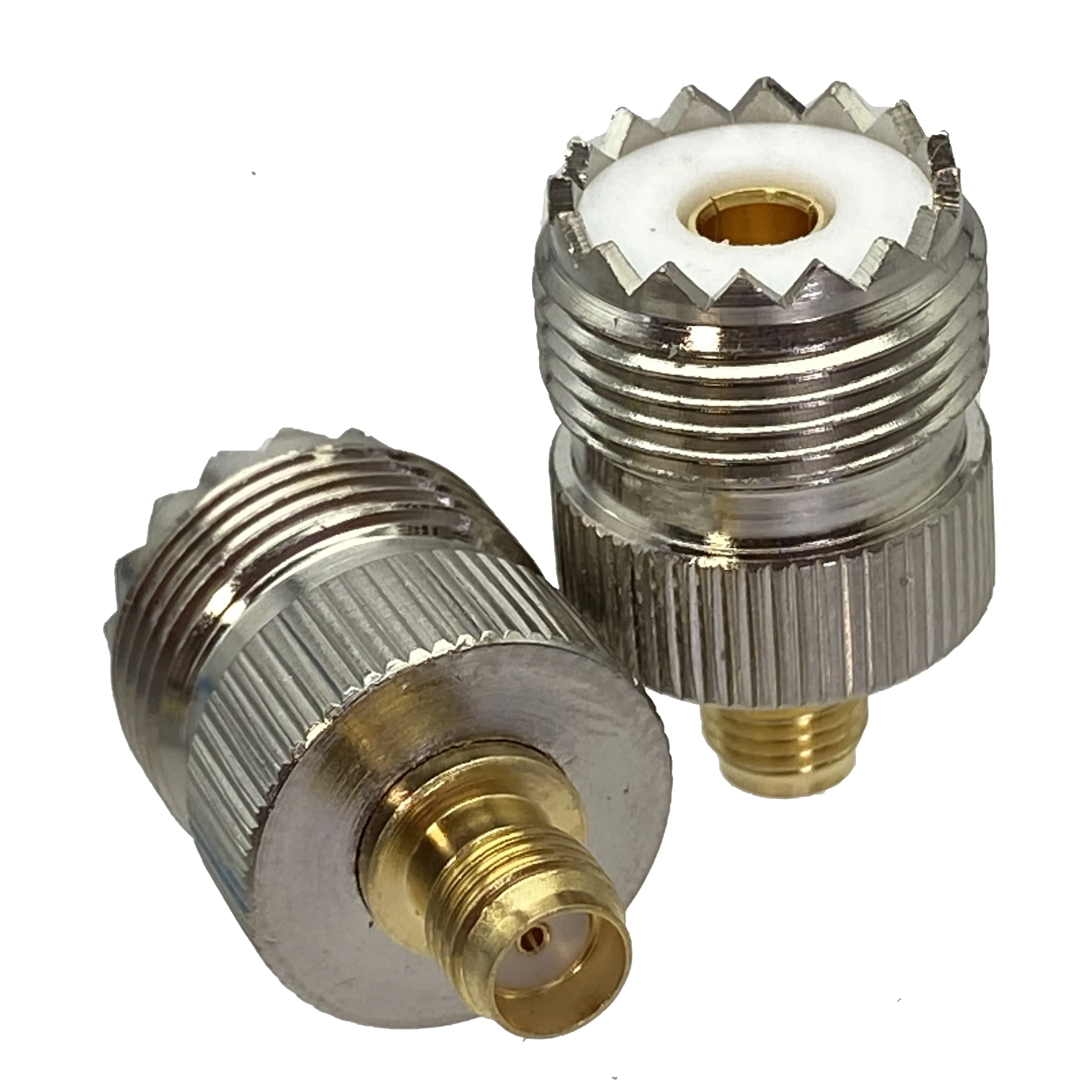 1Pcs UHF SO239 PL259 to SMA Male Plug&Female Jack RF Coax Adapter Connector Wire Terminals Straight