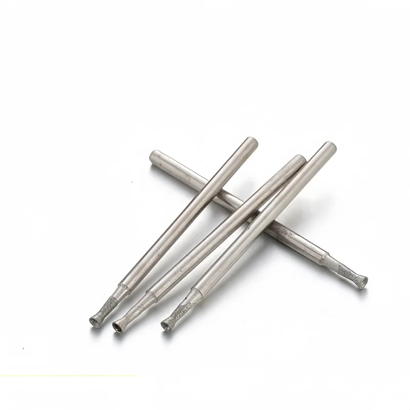 Diamond Sand Jade Carving Bits - Concave Grinding Needles for Jadeite, Agate & Jewelry Engraving Work