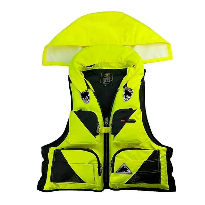 Outdoor Wading Sports Vest Adult Sea Fishing Life Jacket Sea Fishing Wading Multi-pocket Removable Quick-dry Fishing Life Jacket