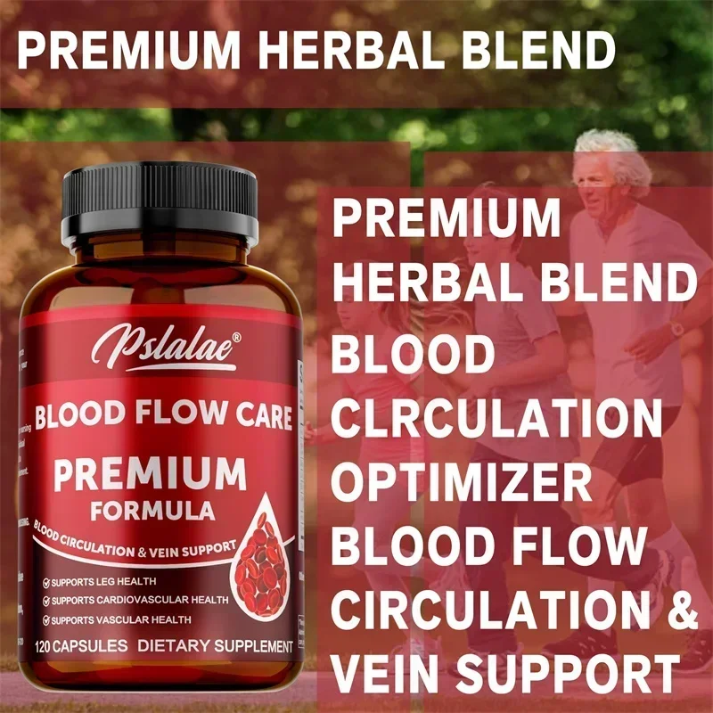 مكمل العناية بالدم - يعزز الدورة الدموية، ويساعد صحة الساق والقلب والأوعية الدموية، ويحسن مستويات الطاقة