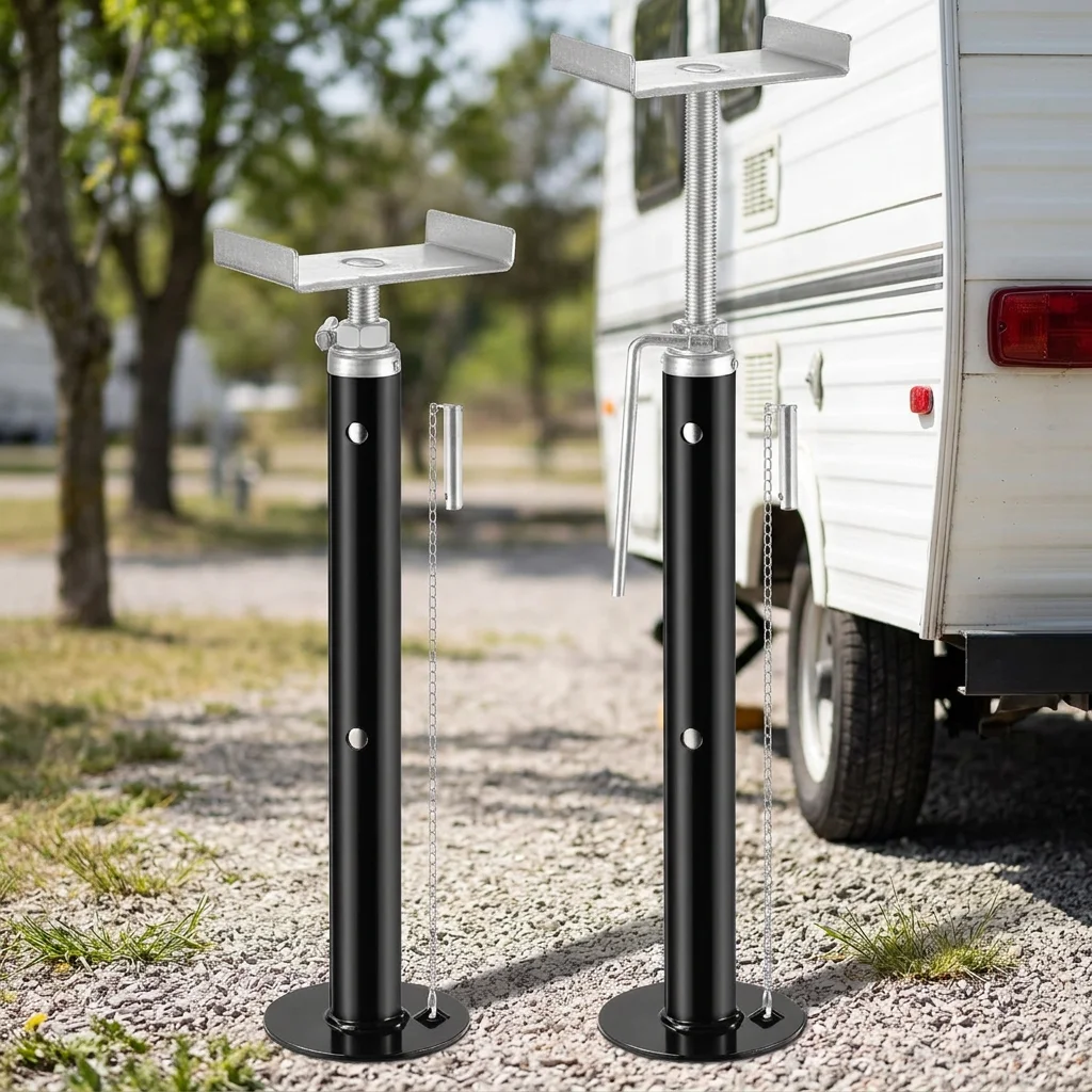 5000 Lbs Camper Slide Out Support Adjustable Stabilizer Support Jacks For 5th Wheels And Travel Trailers, Ensures Stable Extend