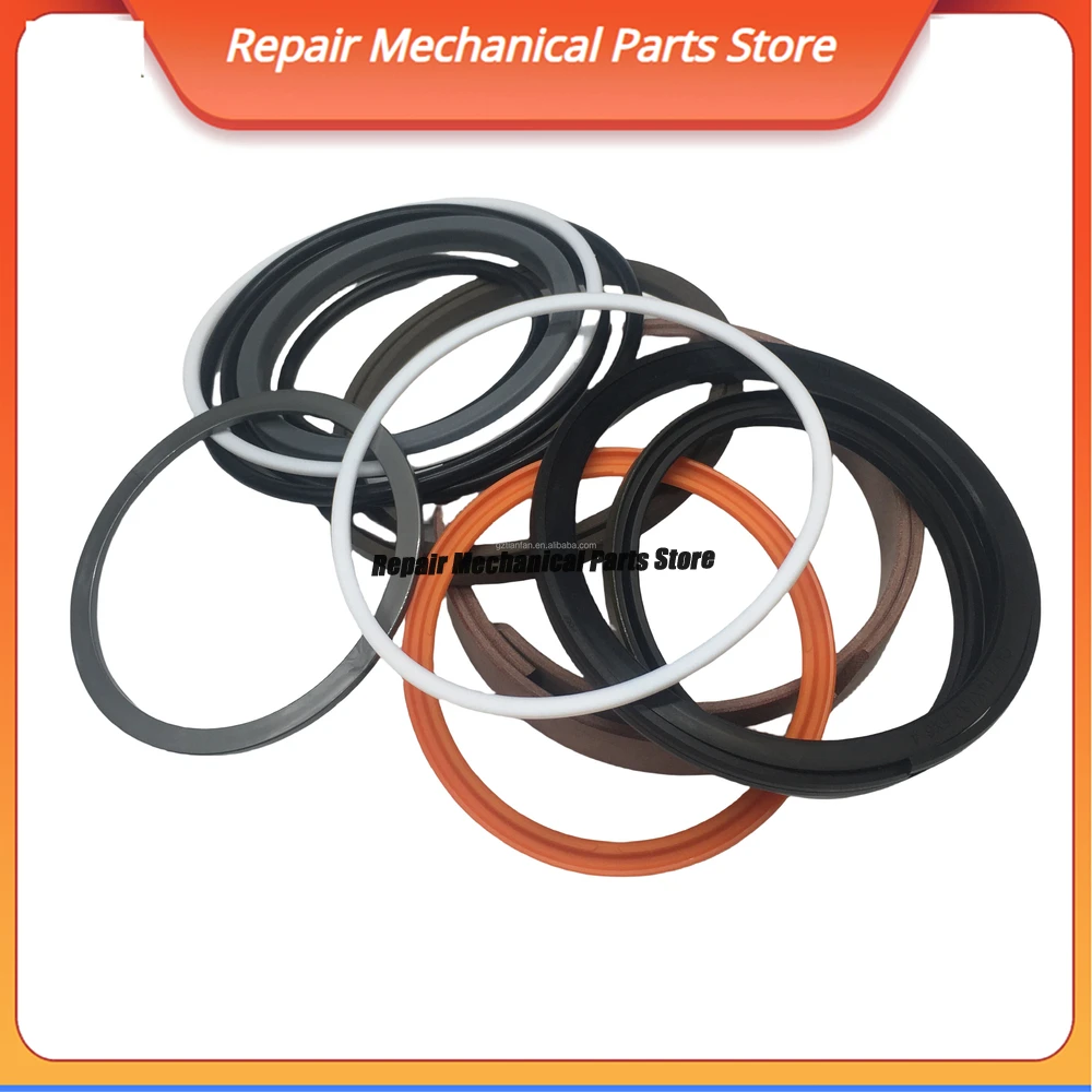 Hydraulic Cylinder Oil Seal Kit For E210B E240B E250B E290B E360B E460B Bucket Arm Cylinder Parts