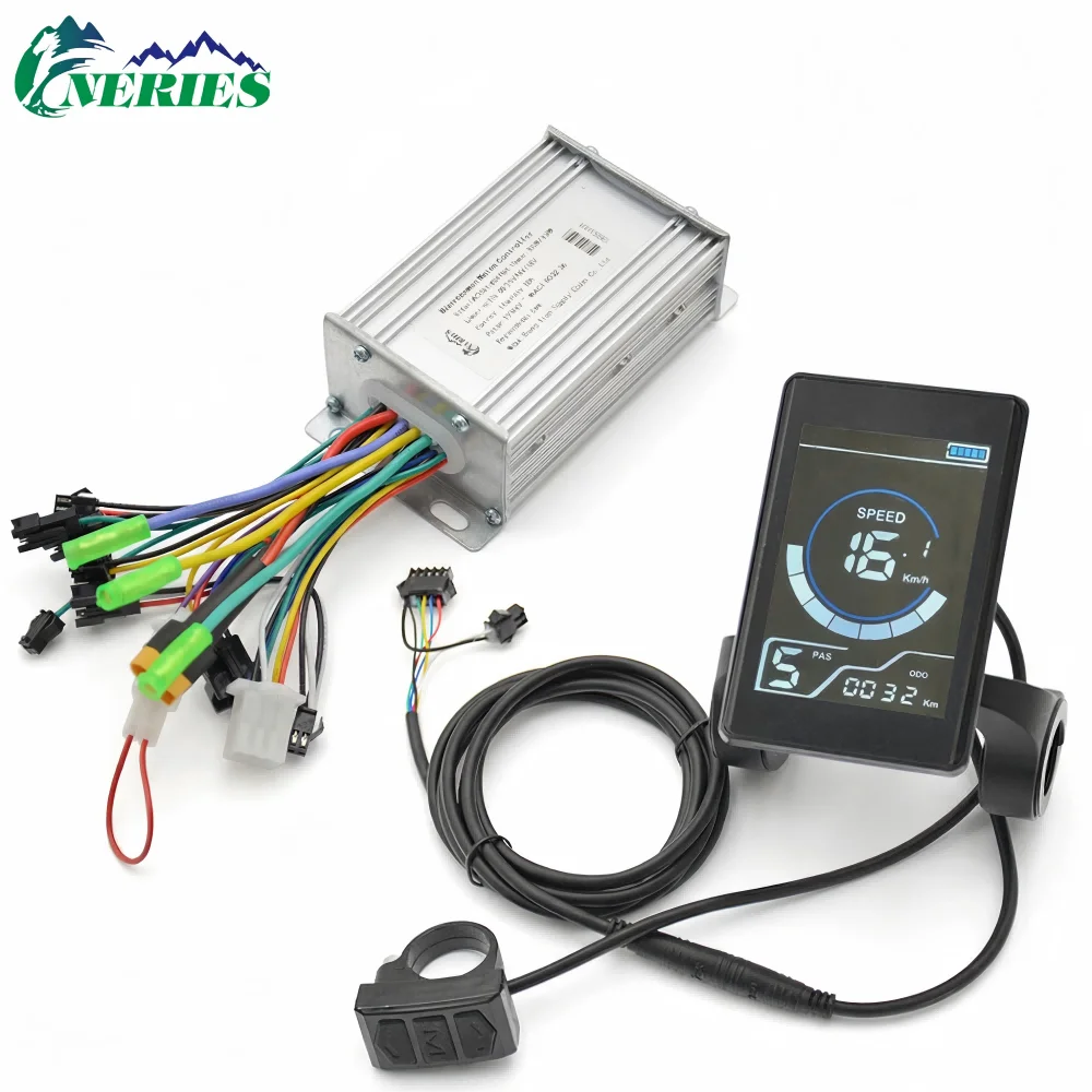 

2026 - 18A Electric Bicycle Kit Motor Brushless Controller 36V/48V/60V 350-450W Multi Style LCD Instrument Intelligent Control