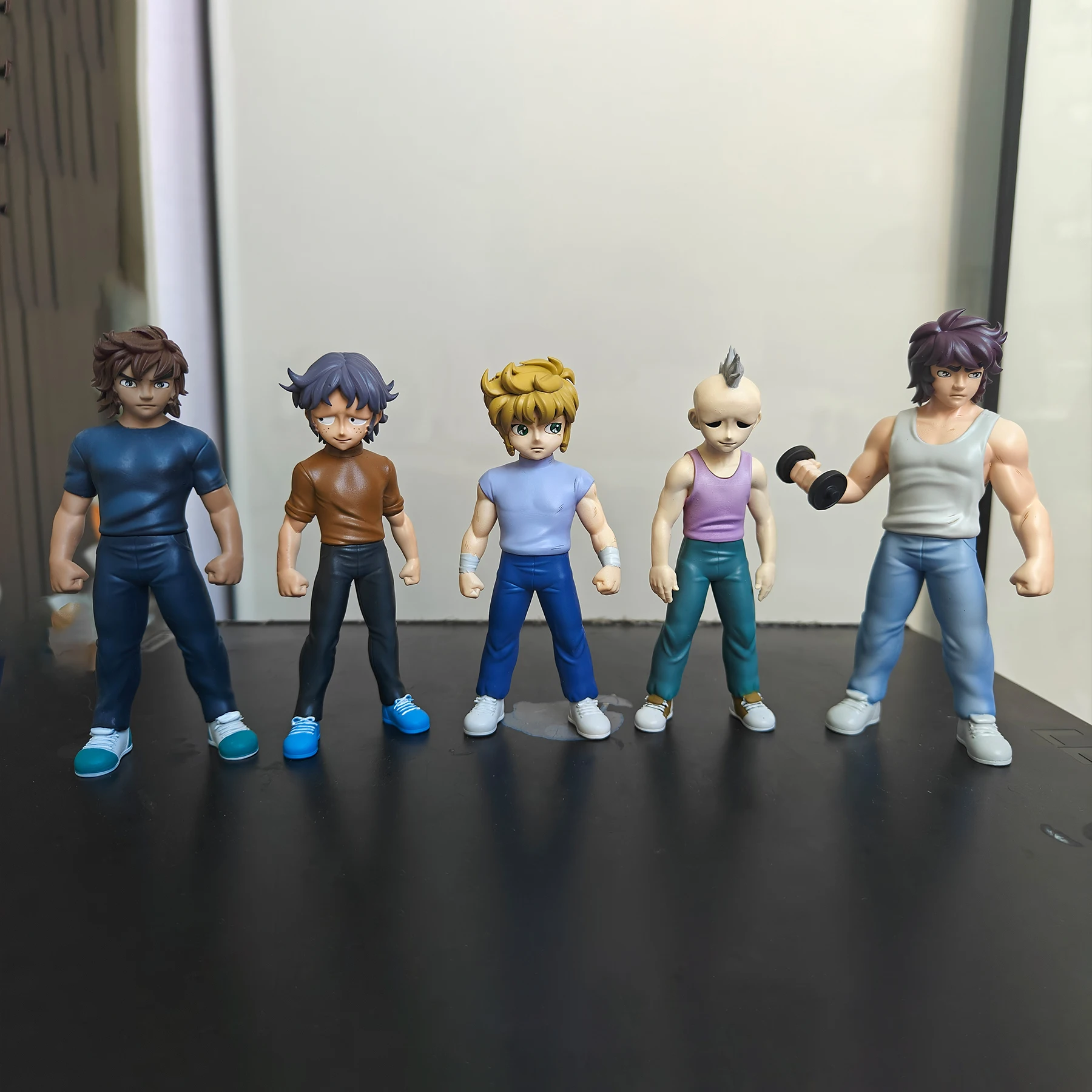

IN Stock Saint Seiya Childhood Version Set: Bronze Saint Resin Model Toy