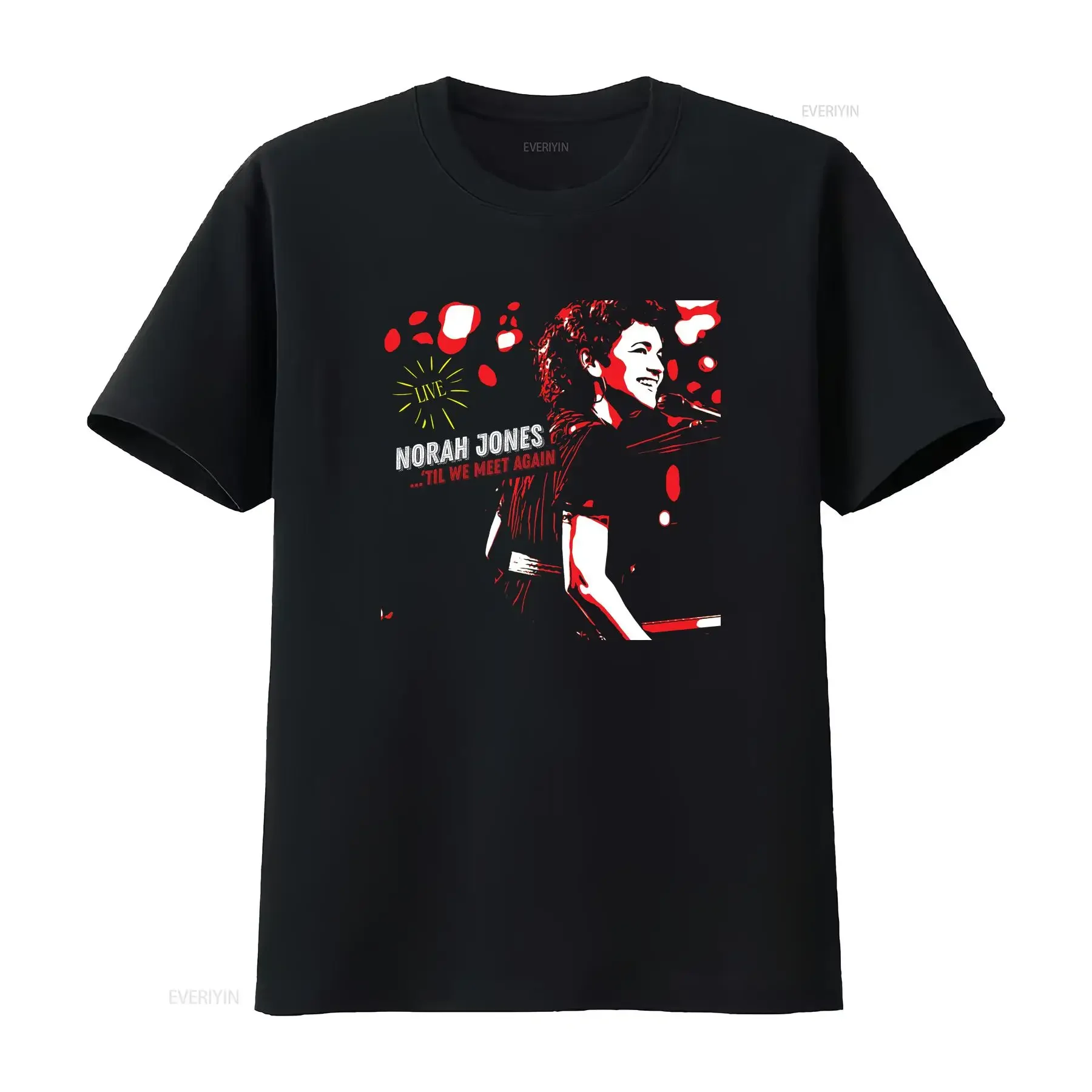 Norah Jones 'Till We Meet Again Album For Fan T Shirt DI537 vintage Washed Comfortable Stretched Soft Slightly streetwear