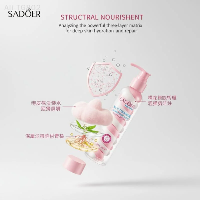 sadoer-200ml-locao-corporal-de-niacinamida-marshmallow-hidratante-e-nutritiva-para-cuidados-com-a-pele