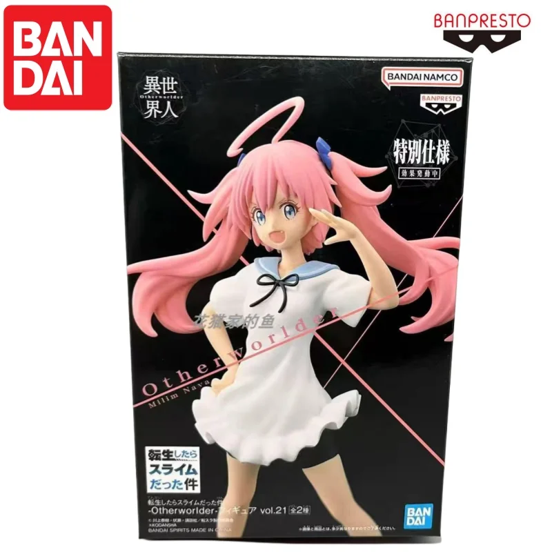 بانداي متوفر في المخزون الأصلي بانبريستو ميليم نافا نموذج دمية العلامة التجارية الجديدة محاصر عمل الشكل الرسوم المتحركة الأجهزة الطرفية شخصيات المرآب