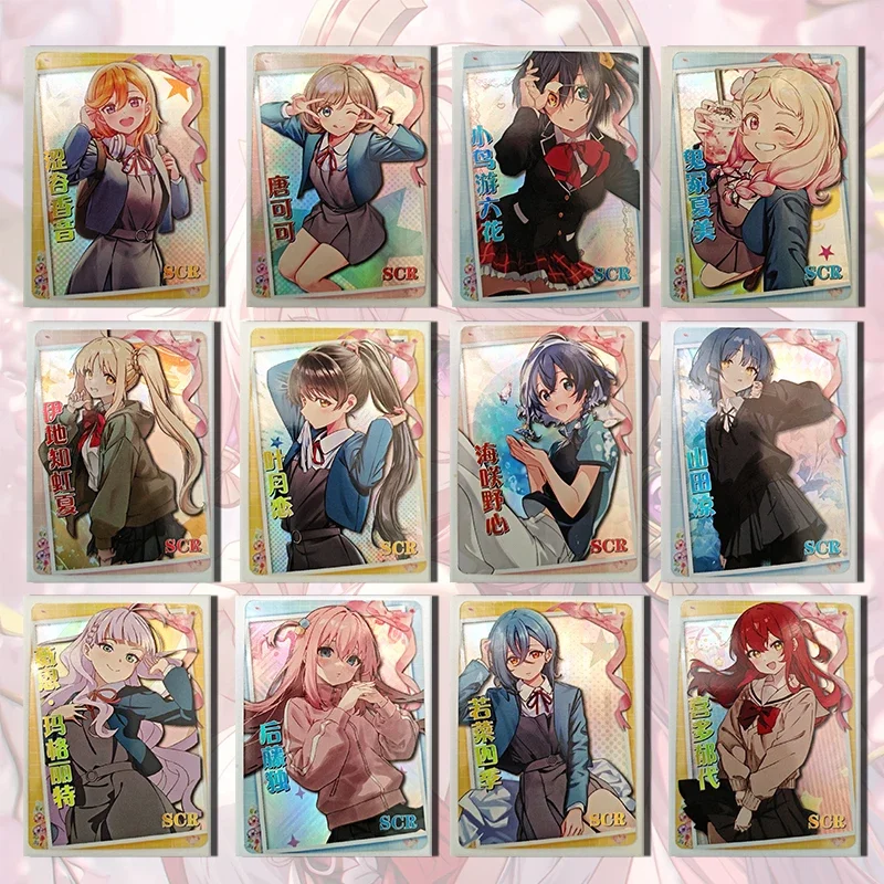 

Anime Goddess Story 1M13 Qingzhi SCR card Tang Keke Takanashi Rikka Shibuya Kanon boy Toy collection Birthday Christmas gift