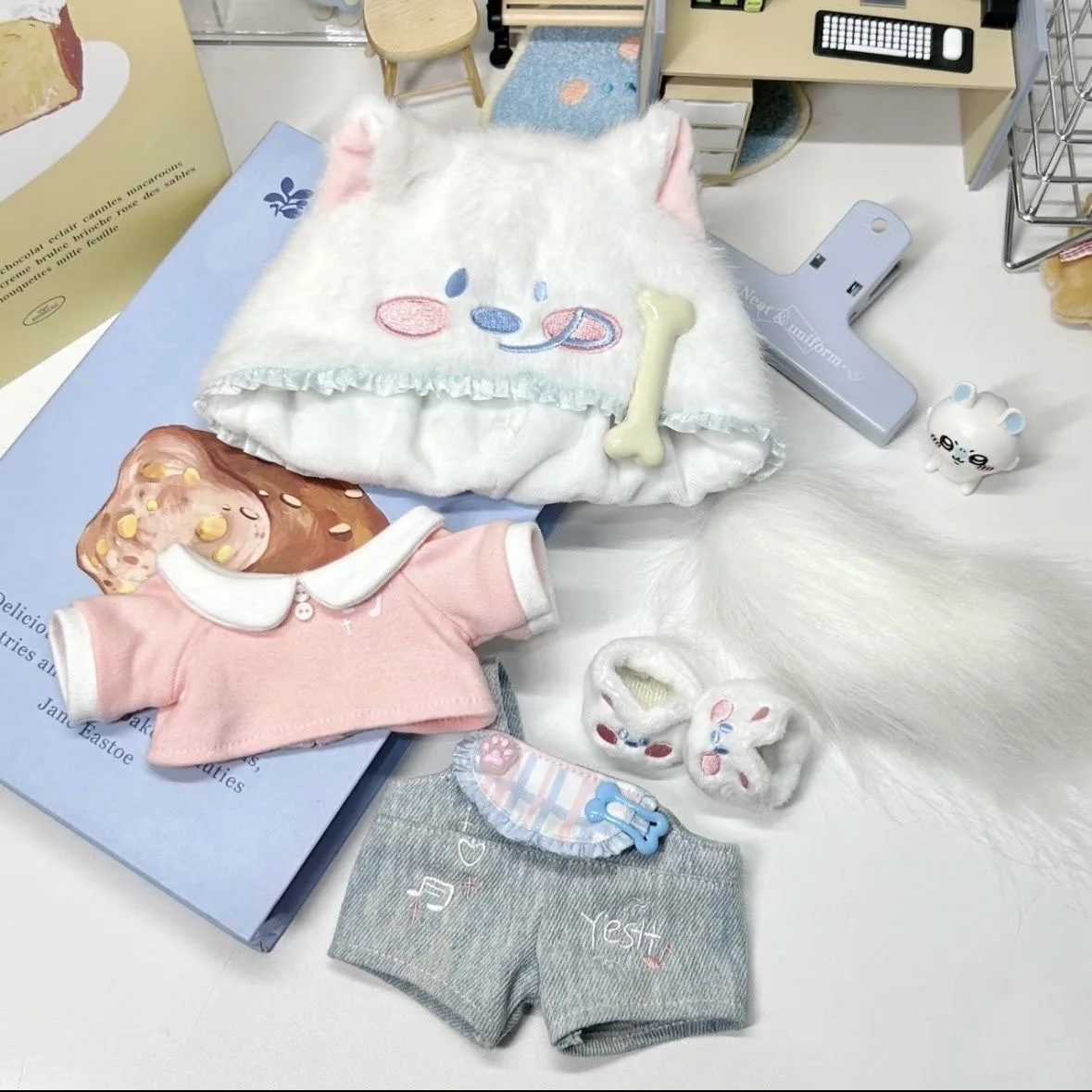 

Хлопковая кукла Yaye Fantasy, 10 см, самоедская одежда, предметы первой необходимости для косплея