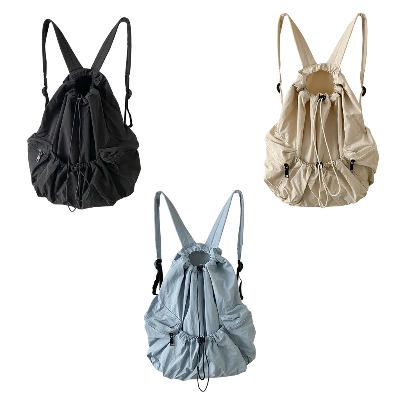 

Versatile Drawstring Backpack for Women School Bag for Commuting or Hiking