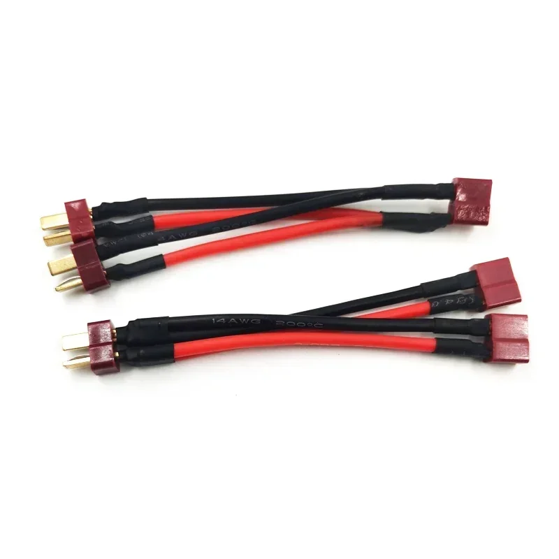 T Plug Harness แบตเตอรี่แบบขนานสายเชื่อมต่อ Dual Extension Y Splitter ซิลิโคนสําหรับ Rc DIY Quadcopte FIXED Wing รุ่น