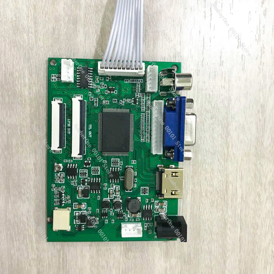 HDMI+VGA+AV LCD Screen HD Interface Driver Board 7inch 8inch 9inch 10.1inch Monitor TTL Interface