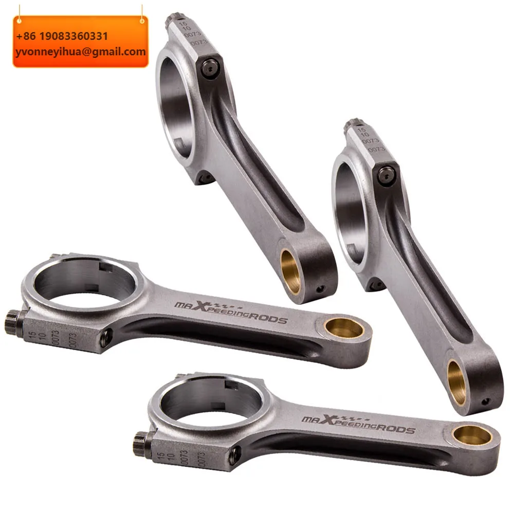 

K20 K20A2 K20Z1 K20Z3 Forged Connecting Rods For Honda With ARP2000 Bolts 139 Mm