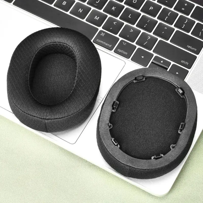 96BA Qualität Memory Foam Ohrpolster Für H9II /WHG910N Kopfhörer Mesh Stoff Ohrmuschel Komfortable Ohr Pad Ergonomisches Design – Detail 4