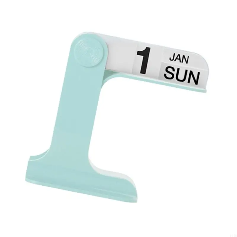 

ABS Flipping Permanent Calendar Desktop Daily Calendar with Dates Week Month Displays for Offices School Home Decoration