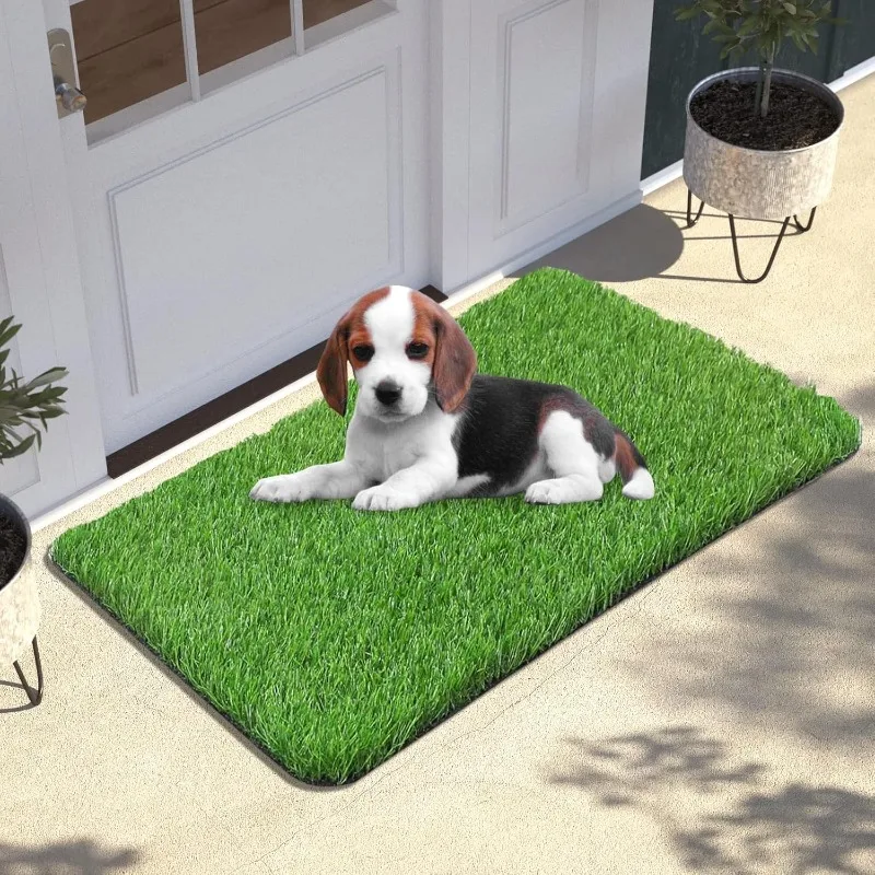 

Artificial Grass Door Mat, 30 X 18 Inches,Professional Fake Grass Pee Pad for Dogs Potty Training,Turf Grass for Patio Home Area