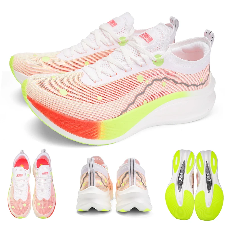 2024 IRUNSVAN وسادة أحذية تدريب المهنية الرجال لوحة كربون عالية الجودة خفيفة الوزن أحذية مقاومة للاهتراء موضة للجنسين