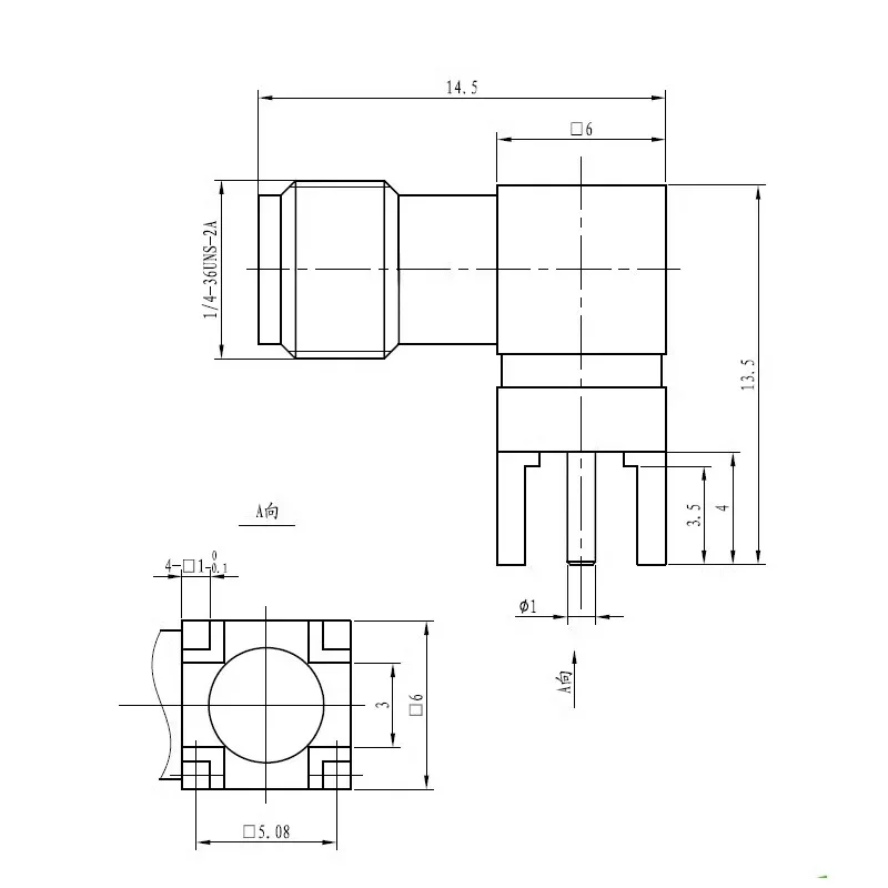 5/20Pcs SMA-KWE Female Male Socket SMA 90 Degree Right Angle Thru Hole Plug PCB Mount Connector RF Adapter Connectors