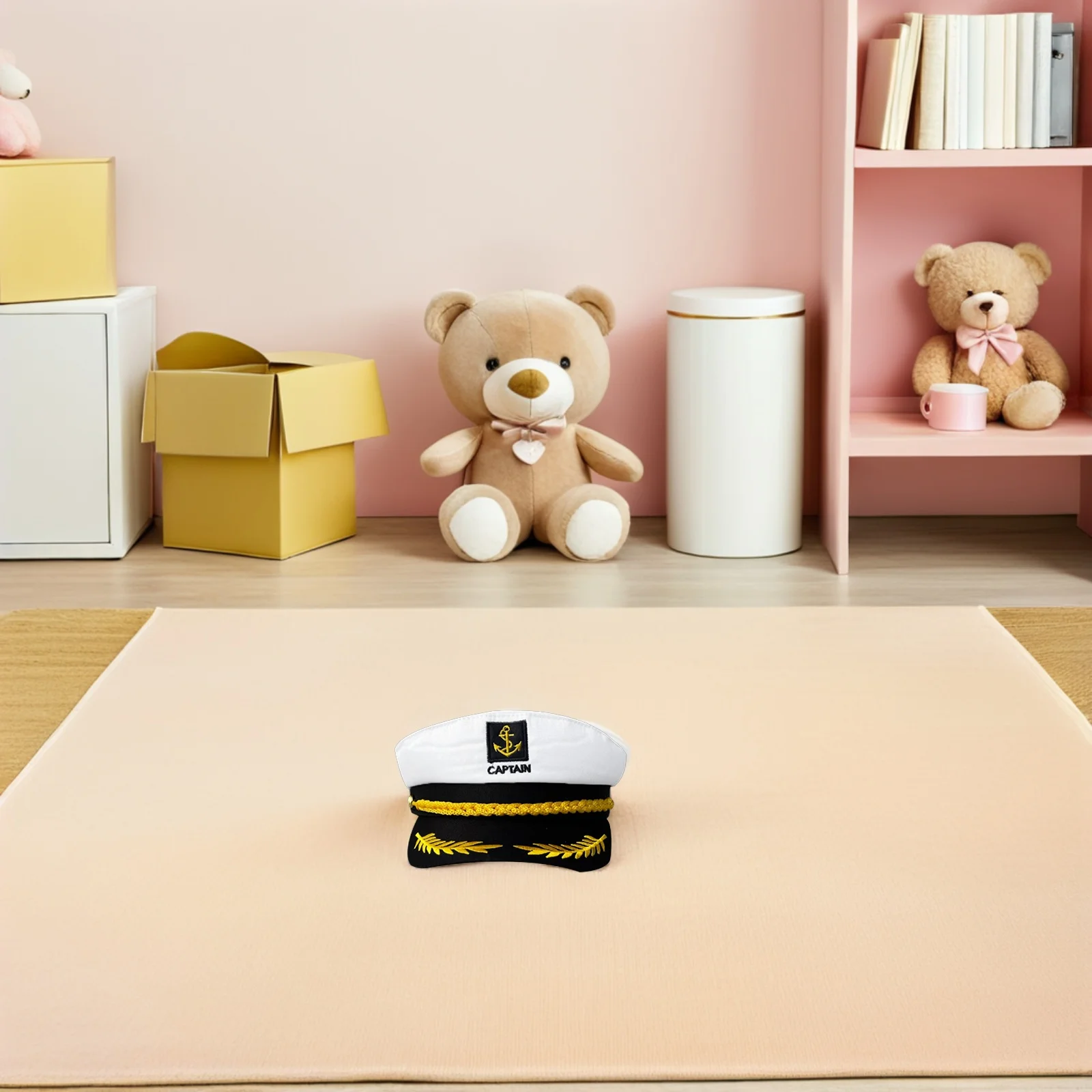 

1pc Stylish Yacht Cosplay Costume Sailor Marine Decorative Sun For Halloween Stage Performance Kids Party Role Play Accessory