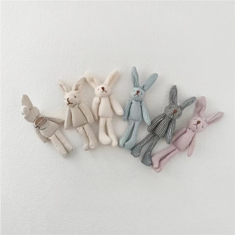 

Cotton Linen Plaid Rabbit Pin for Girls Handmade Forest Aesthetic Japanese Style Versatile Brooch for Coat Bag Scarf Daily Party