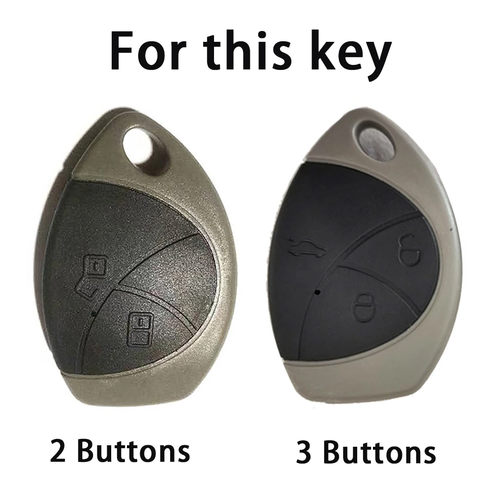 2 3 Button TPU Car Key Cover Case for Toyota Truguard VG for Renault Logan Alarm Cobra Remote Holder Key Case Protection