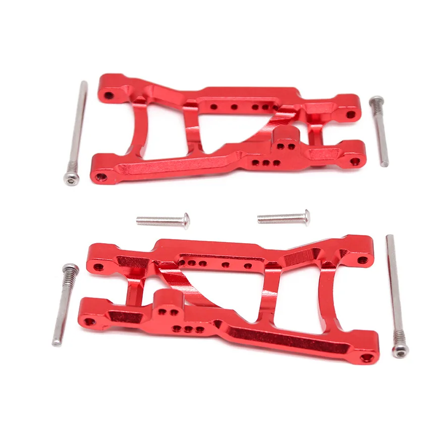 Aluminum Front Suspension A-Arms Set Upgrade Parts for Traxxas 1/10 Slash 2WD RC Car (Blue