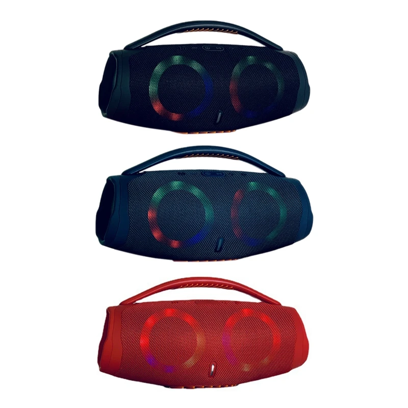 

Portable Bluetooth Speaker RGB Light Function Speaker Home Player For Office Outdoor Blue