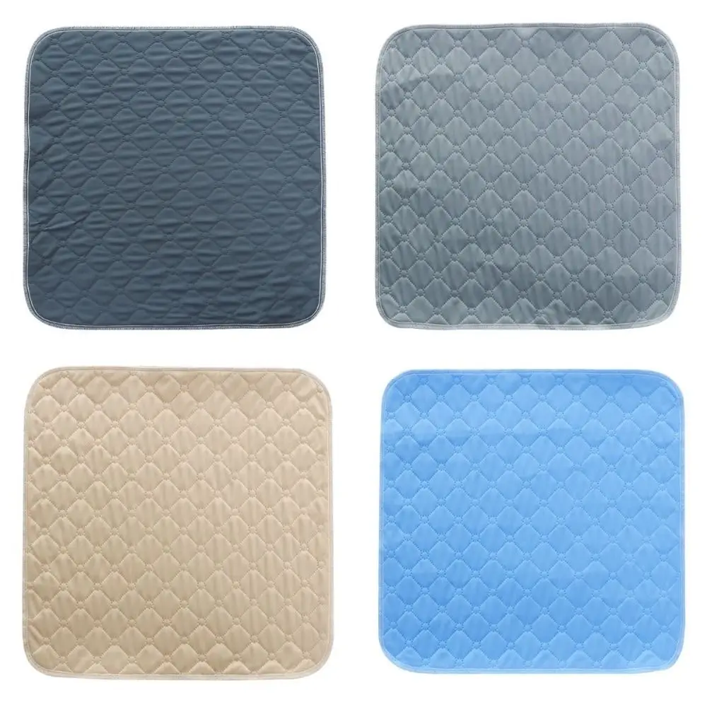 

Washable Wheelchair Seat Cushion Soft Leak-proof Chair Cushion Solid Color Non-slip Baby Stroller Cushion Elderly Adults