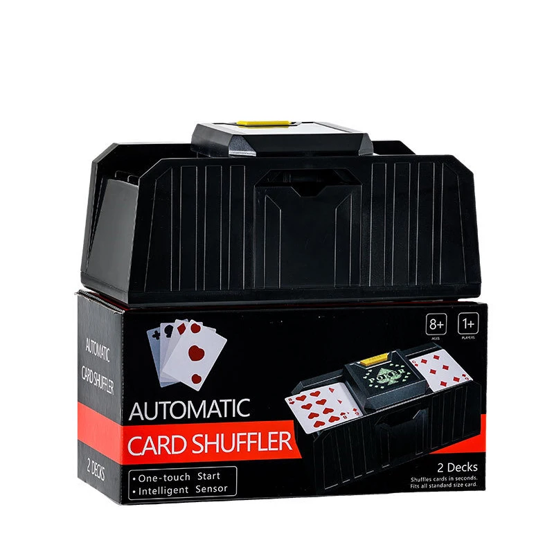 2 الطوابق الكهربائية بوكر بطاقة المتثاقل التلقائي آلة خلط البطاقات الاستشعار التلقائي/توقيت المتثاقل بوكر خلط آلة #4