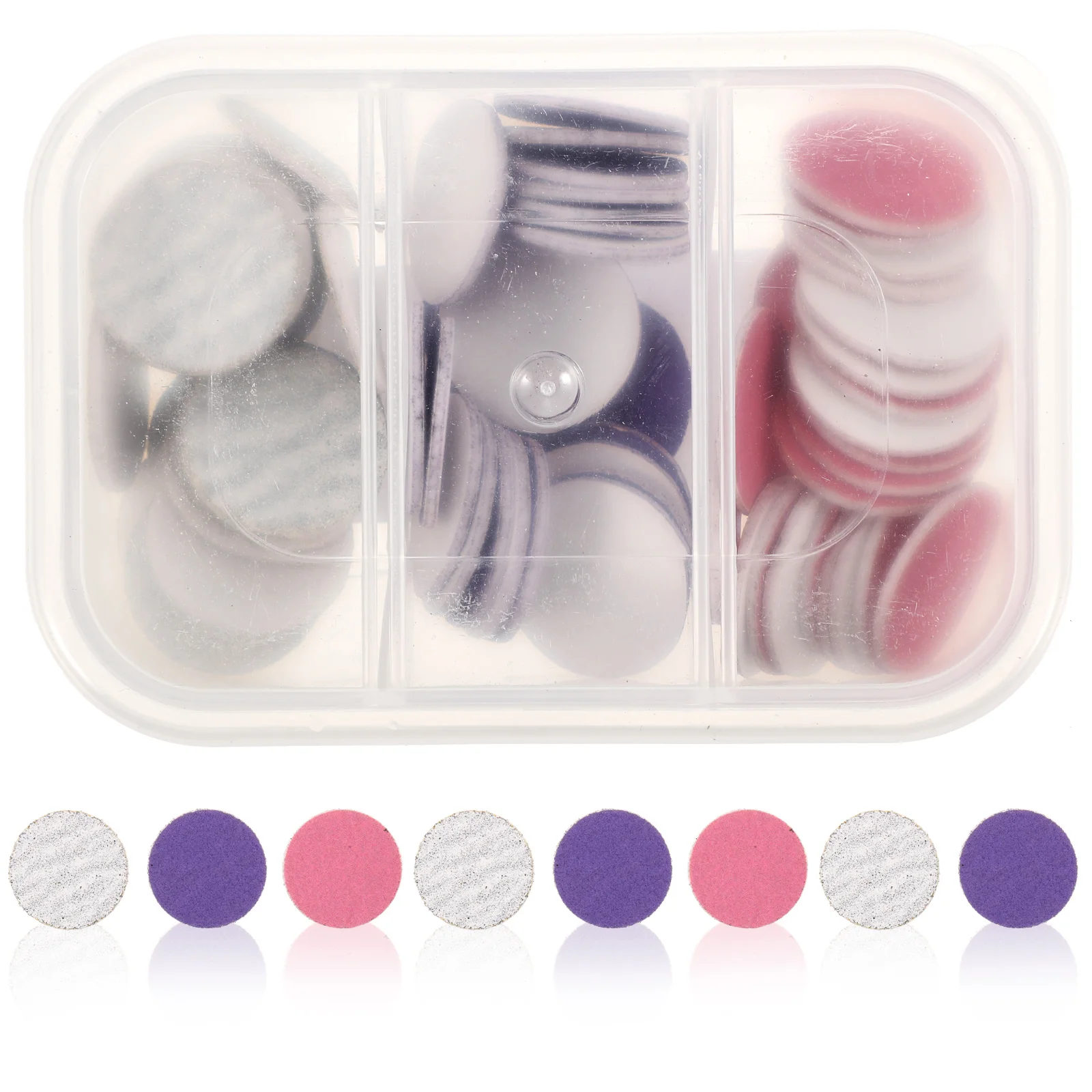 

72Pcs Electric Pedicure Sanding Discs Foot Callus Remover Pads Disposable Rough Surface for Removing Calluses Exfoliating Dead