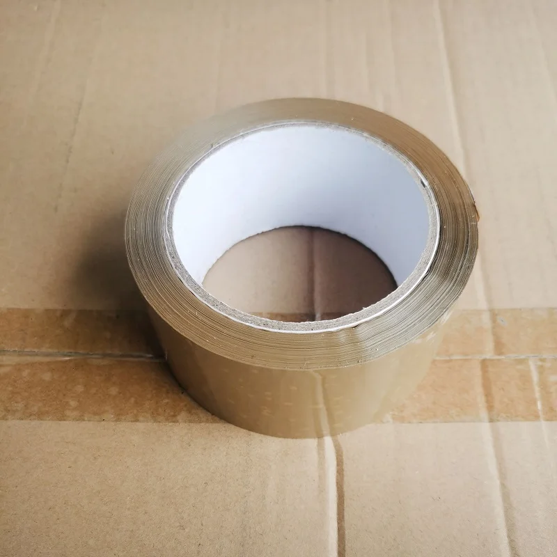 75meters Super Sticky Brown Carton Sealing Tape Coffee Color Shipping Buff Sticky Tape for Home Office School