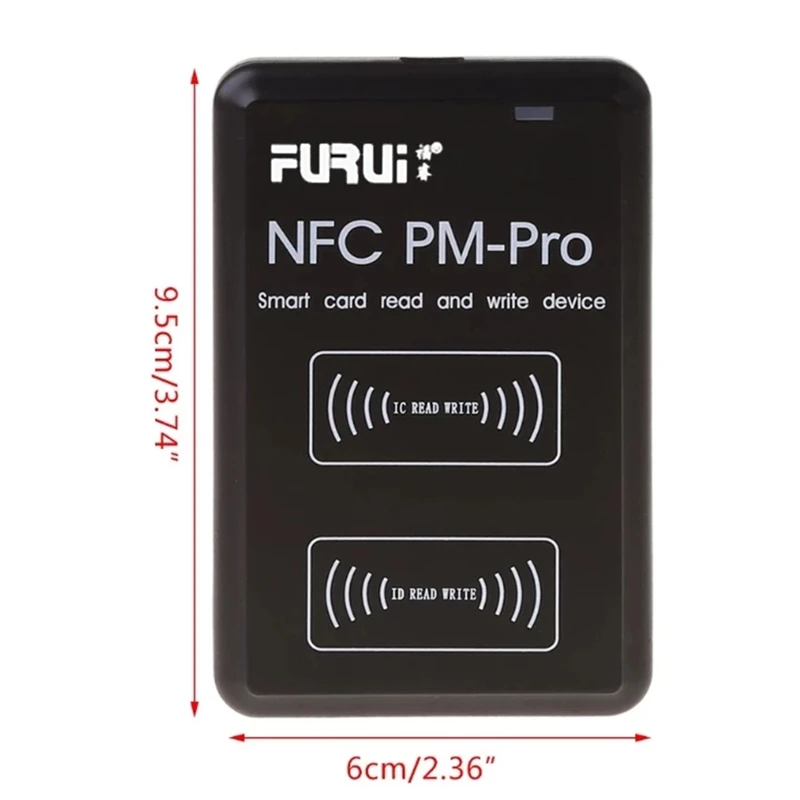 Imagem -02 - Furui Novo Pm-pro Rfid ic id Copiadora Duplicador Fob Nfc Escritor Leitor Criptografado Programador Usb Uid Cartão de Cópia Tag