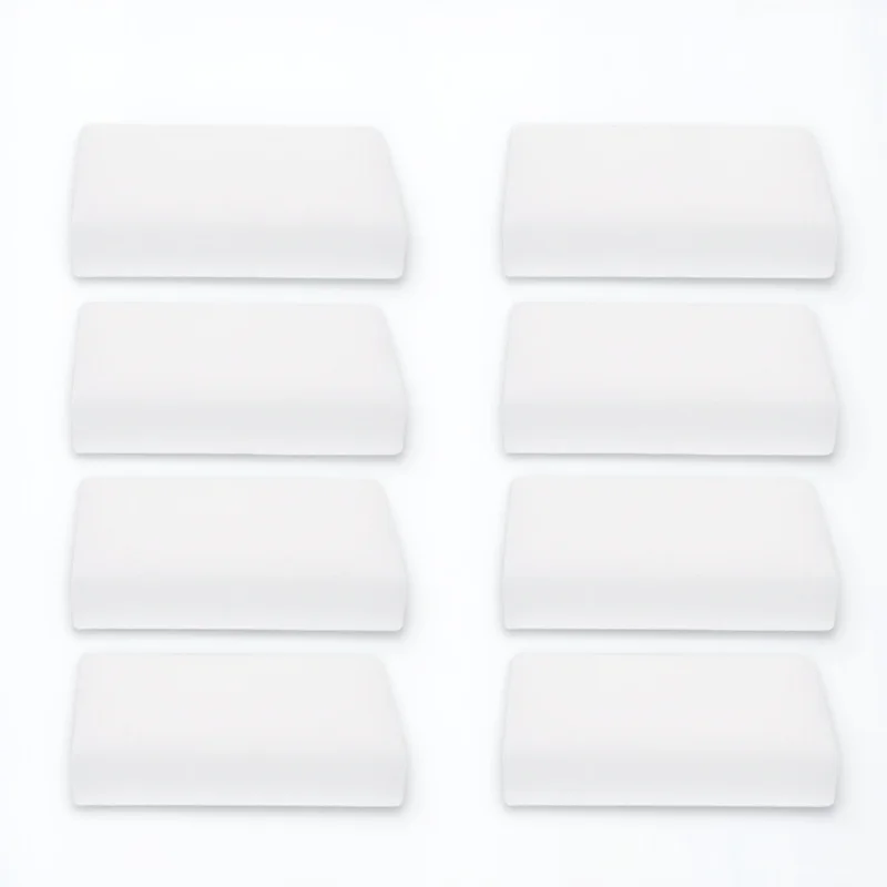 

8Pcs DIY Felting Sponges High Density White Elastic Sponge Blocks for Needle Felting Supplies Handmade Craft Pad Filling
