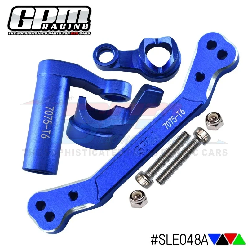 GPM Alloy 7075-T6 Aluminum Front Steering Connection Plate for TRAXXAS 1/8 SLEDGE RC CAR PART Accessories