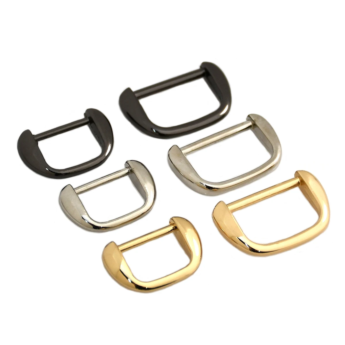 1pcs Metal New Style Dee D Ring Buckle Durable Clasp for DIY Leather Craft Bag Strap Belt Handle Shoulder Webbing