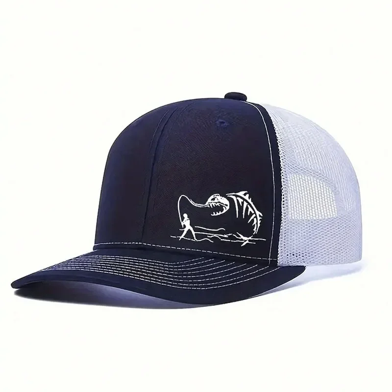 Neue Mode Richardson 122, Micro Gebogene Trucker Cap Angeln Gedruckt Sommer Mesh Atmungsaktive Baseball Caps Outdoor Gorras Hombre – Detail 2