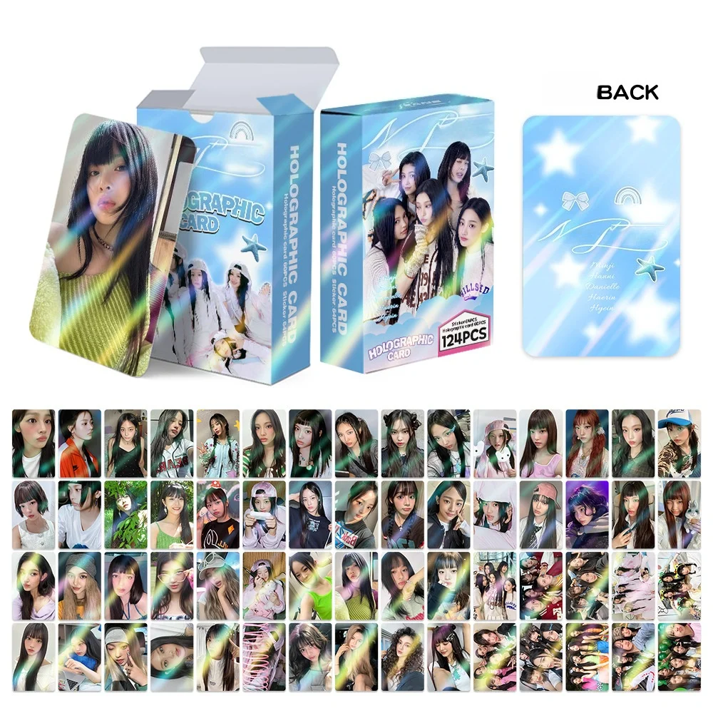 92/124pcs Girls Group Lomo Cards Stickers Set New album Photocards Fans Peripheral album commemorative Collection Card Gifts view 2