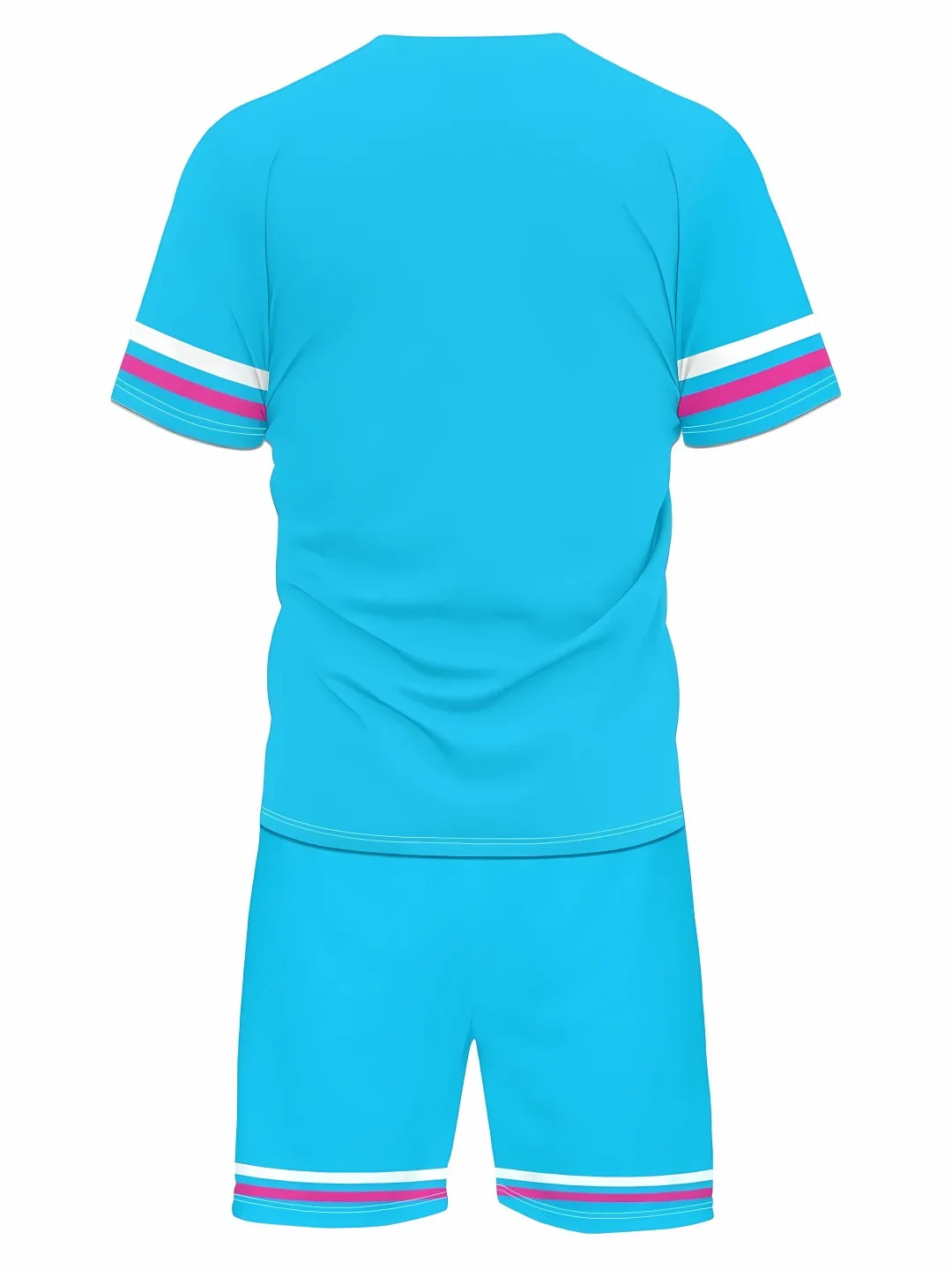 2025 men's summer new casual breathable short sleeved T-shirt shorts set casual sports set two-piece set - Image 5